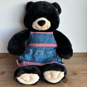 Build A Bear Black Bear With Apron Outfit